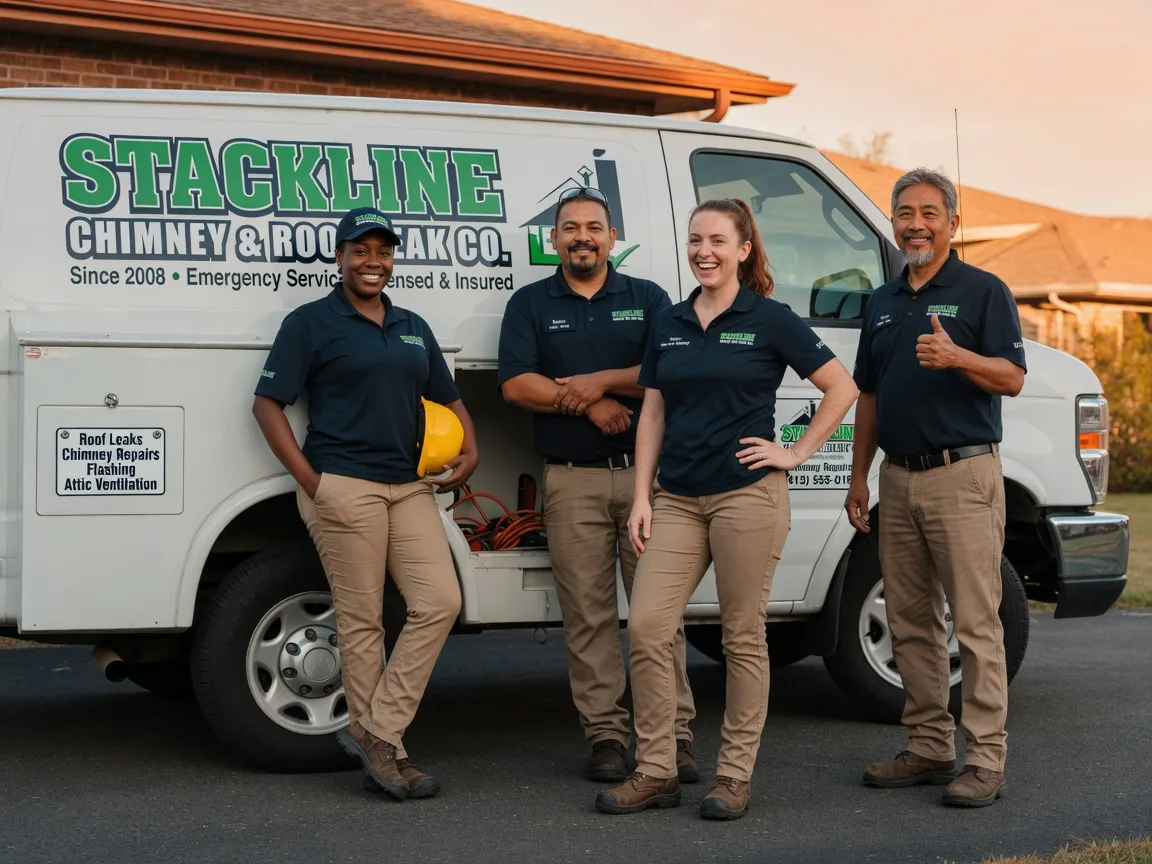 Chimney flashing repair company in Stewart, OH